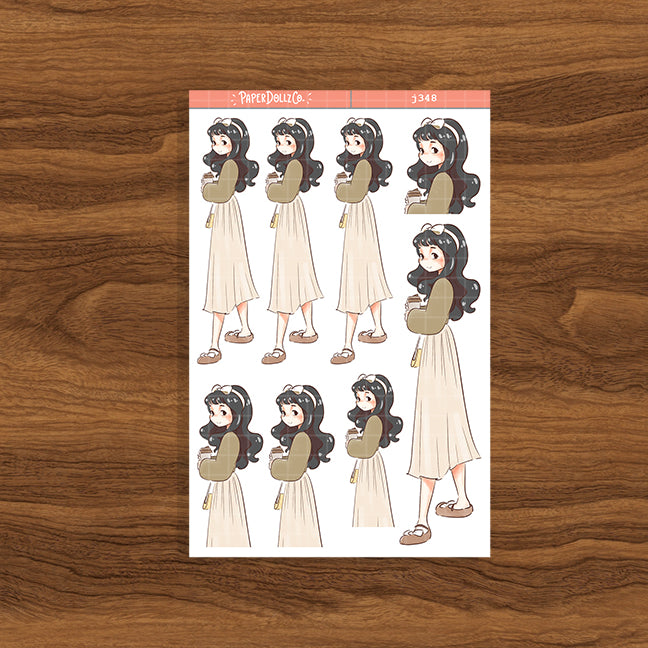 Office Girl | Story of Us | Paperdollzco Planner Stickers | J348