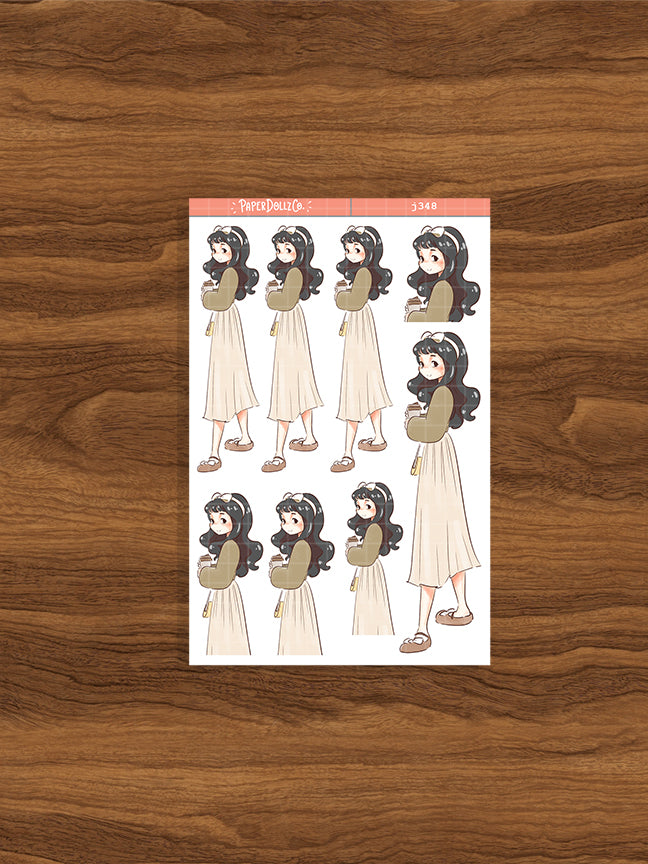 Office Girl | Story of Us | Paperdollzco Planner Stickers | J348