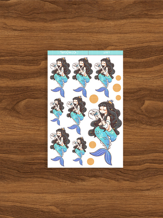 Zoophilist The Modern Mermaids Paperdollzco Planner Stickers | J357