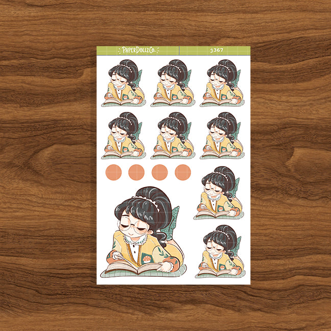 Biblio Love Yourself Paperdollzco Planner Stickers | J367