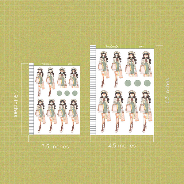Shopping Love Yourself Paperdollzco Planner Stickers | J368