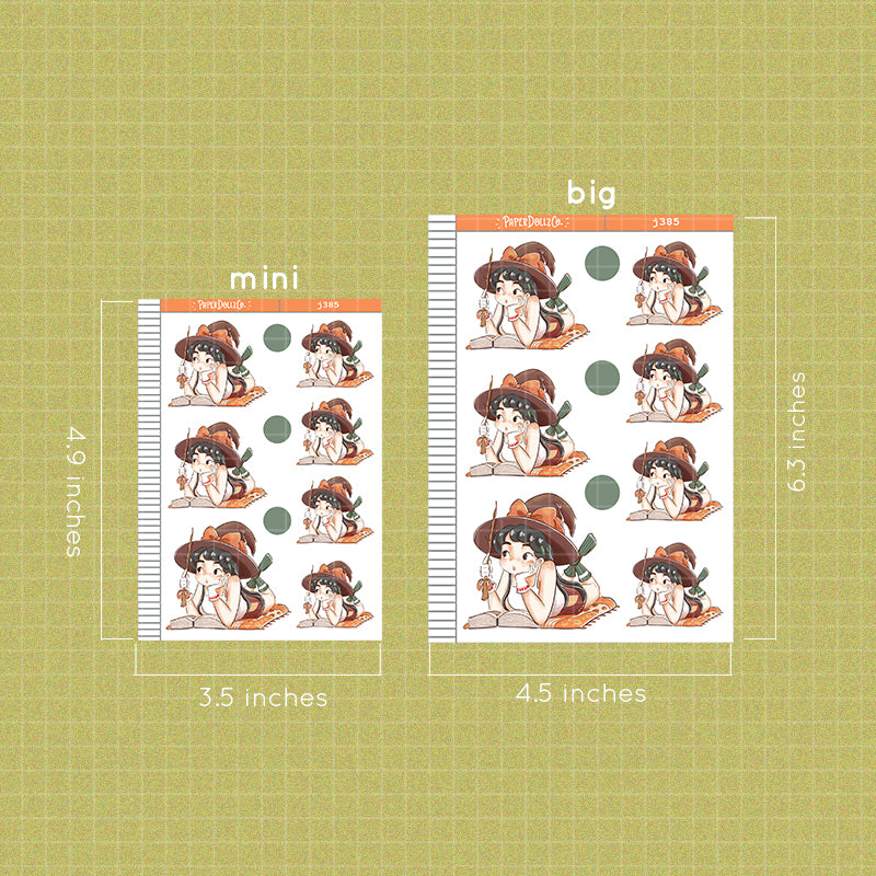Enchanter Enchanted Paperdollzco Planner Stickers | J385