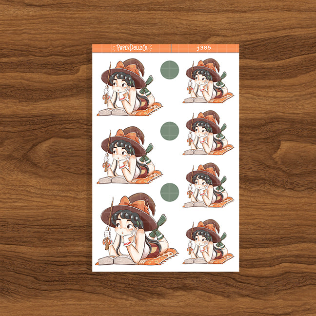 Enchanter Enchanted Paperdollzco Planner Stickers | J385