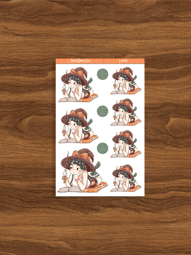 Enchanter Enchanted Paperdollzco Planner Stickers | J385