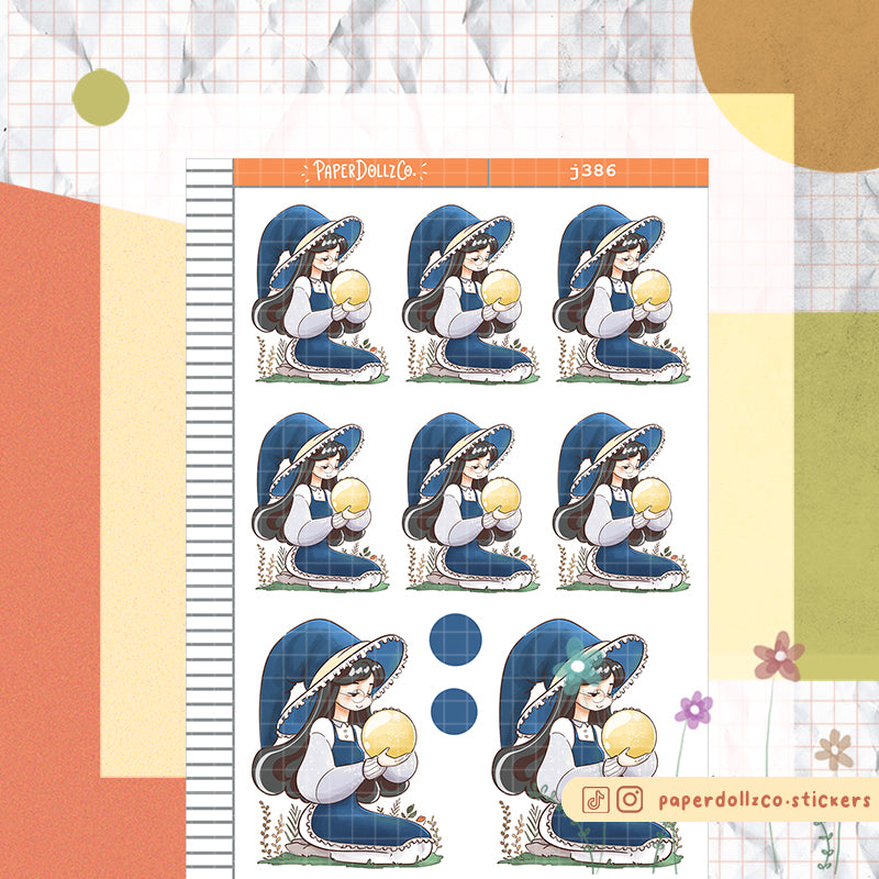 Lunar Enchanted Paperdollzco Planner Stickers | J386