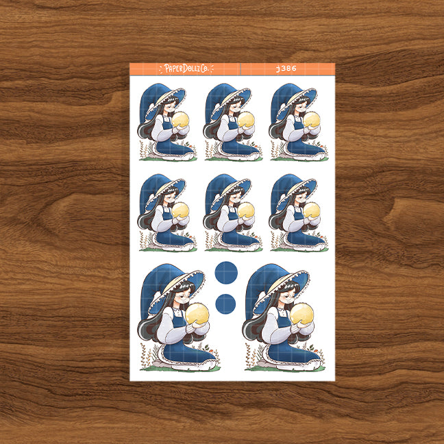 Lunar Enchanted Paperdollzco Planner Stickers | J386