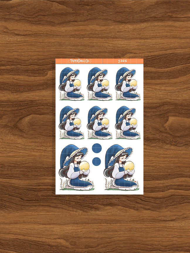 Lunar Enchanted Paperdollzco Planner Stickers | J386