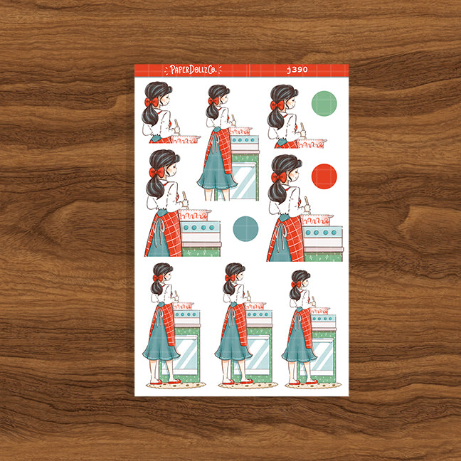Bountiful Holiday Just Dolls Stickers | j390