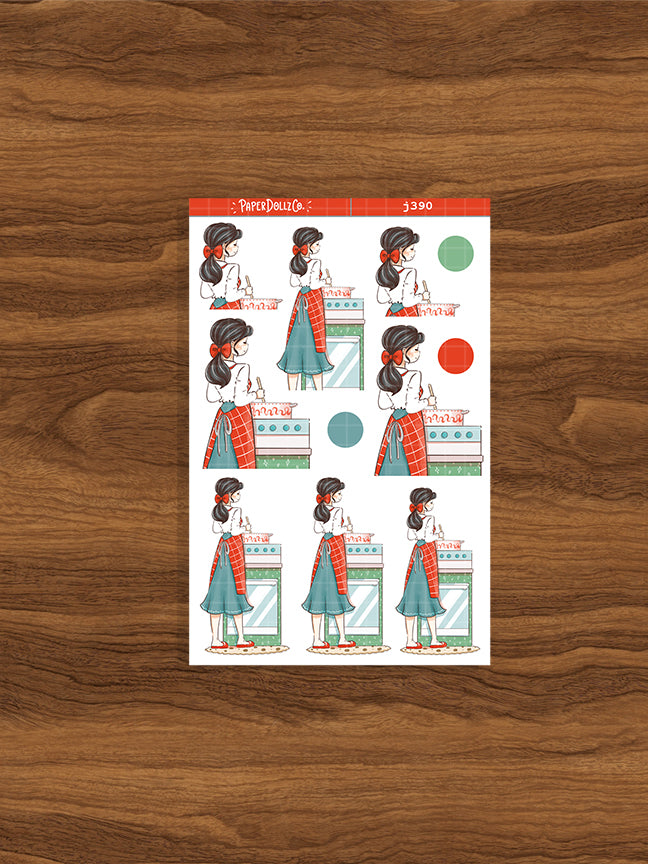 Bountiful Holiday Just Dolls Stickers | j390