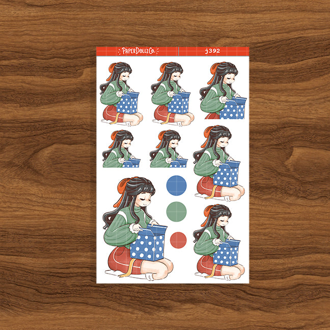 Lavish Holiday Just Dolls Stickers | j392