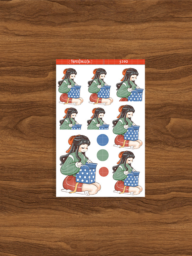 Lavish Holiday Just Dolls Stickers | j392
