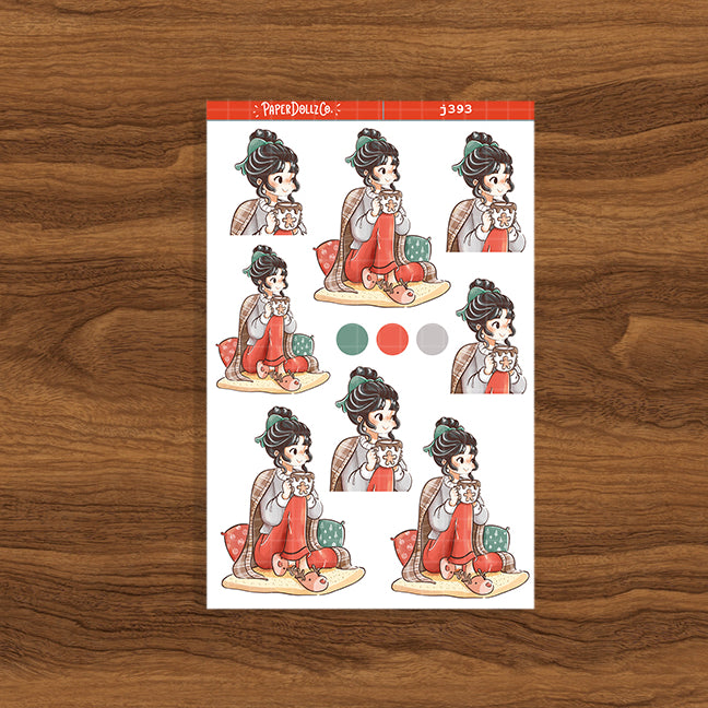 Lavish Holiday Just Dolls Stickers | j393