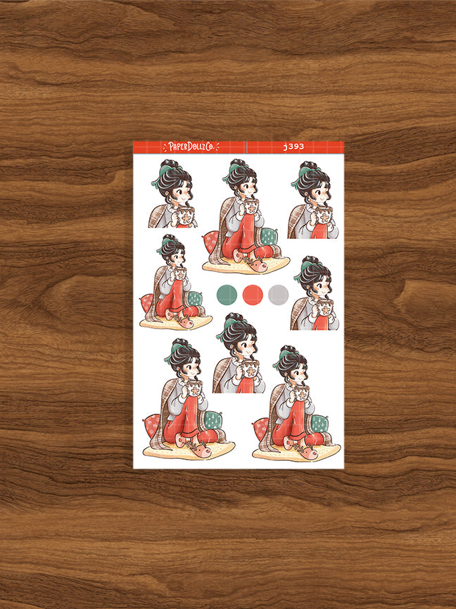 Lavish Holiday Just Dolls Stickers | j393