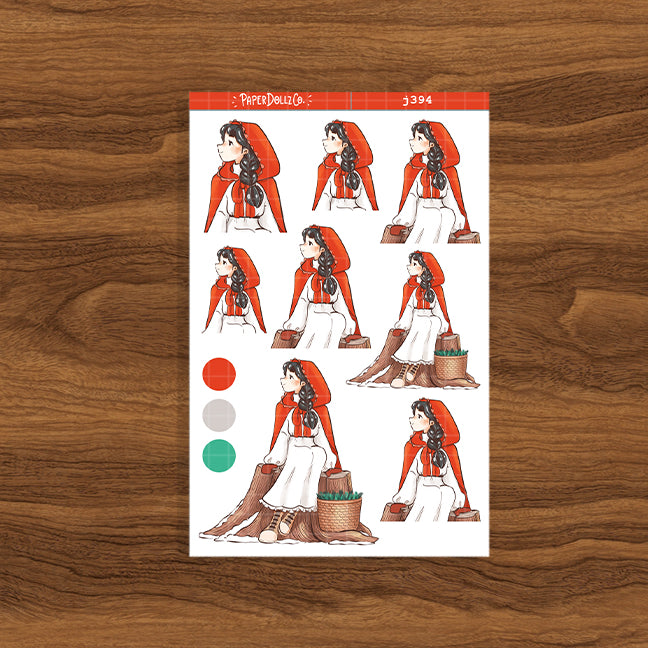 Blissful Holiday Just Dolls Stickers | j394