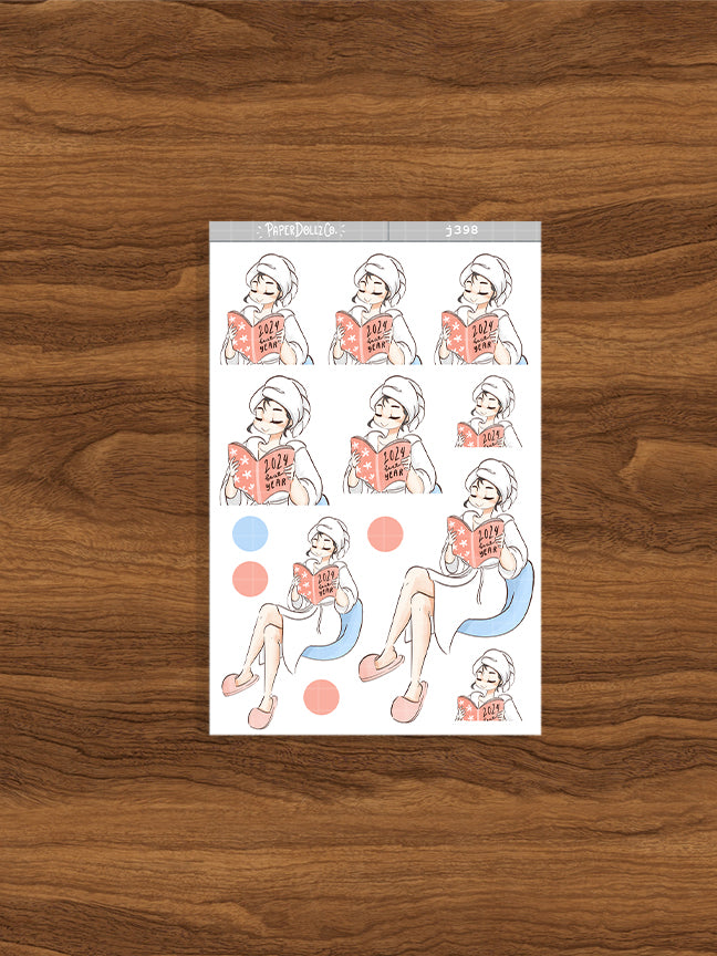 Radiant New Year Collections Stickers | J398