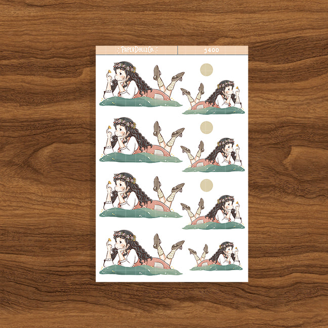 Blossoming Spring Blossoming Just Dolls Stickers | J400