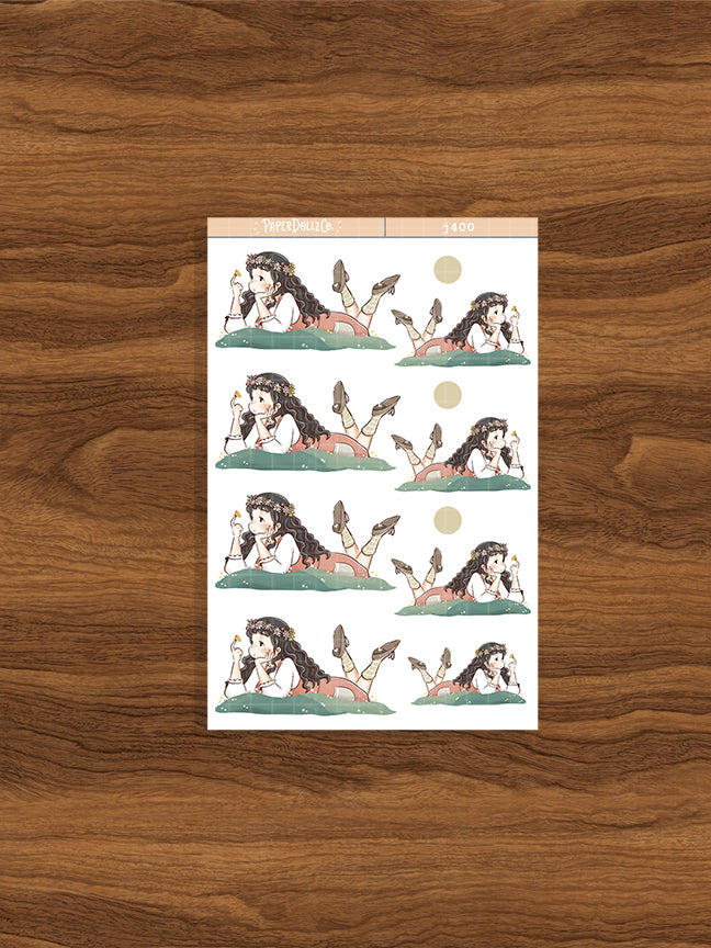 Blossoming Spring Blossoming Just Dolls Stickers | J400