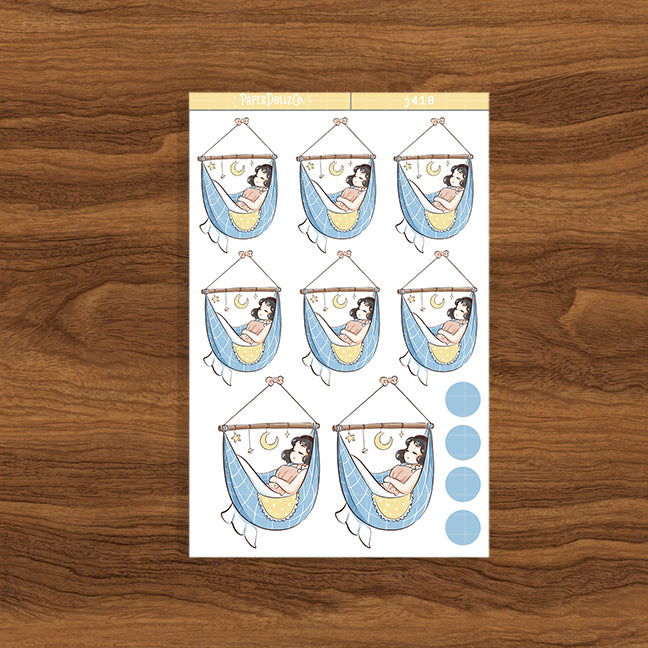 Serene Sweet Dreams Just Dolls Stickers | J418