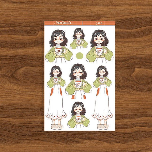 Home Fabulous Fall Just Dolls Stickers | J425