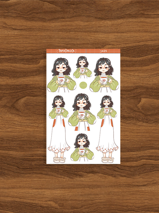 Home Fabulous Fall Just Dolls Stickers | J425