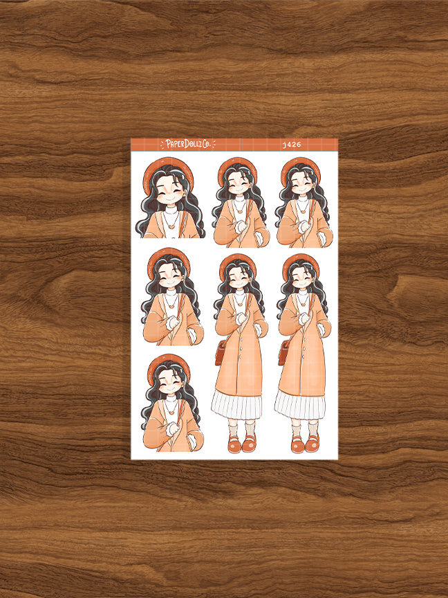 Date Night Fabulous Fall Just Dolls Stickers | J426