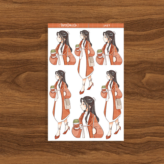 Office Fabulous Fall Just Dolls Stickers | J427