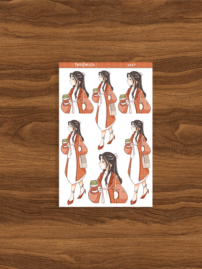 Office Fabulous Fall Just Dolls Stickers | J427