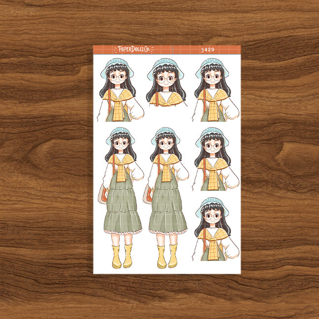 Travel Fabulous Fall Just Dolls Stickers | J429