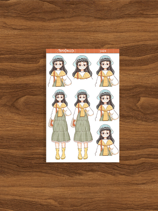 Travel Fabulous Fall Just Dolls Stickers | J429