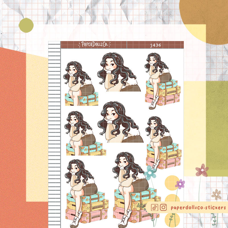 Solo Wanderlust Just Dolls Stickers | J436