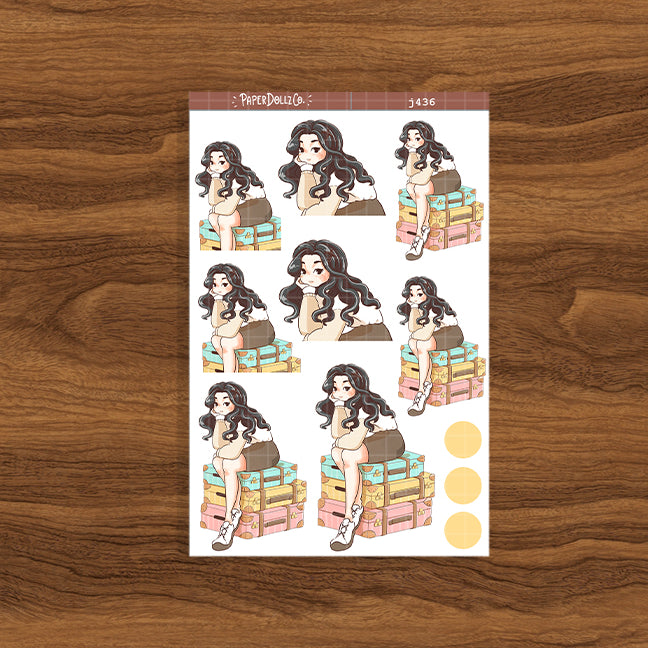 Solo Wanderlust Just Dolls Stickers | J436