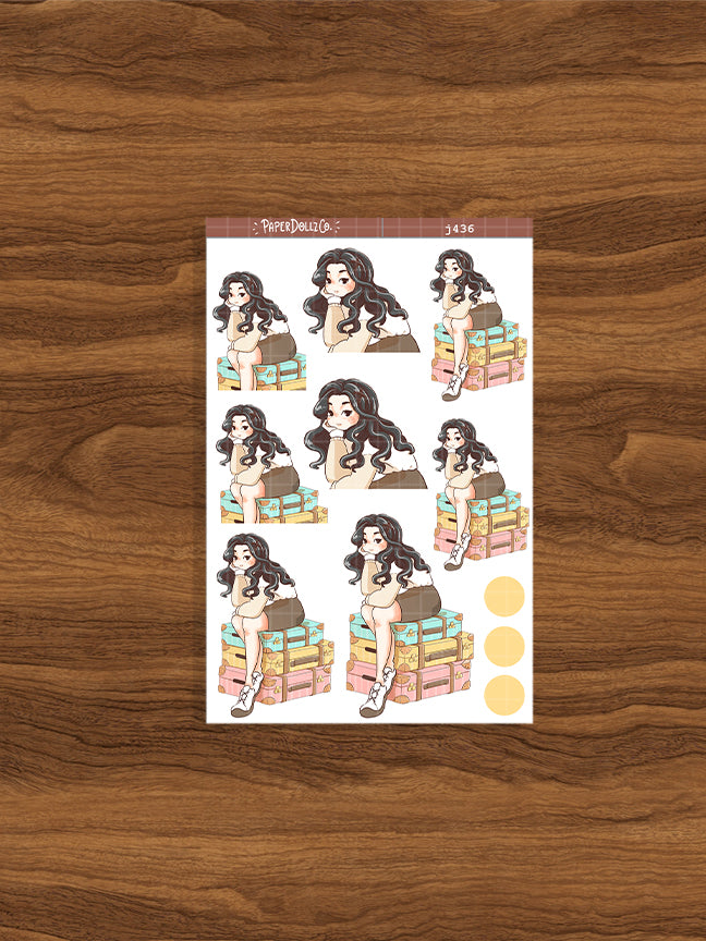 Solo Wanderlust Just Dolls Stickers | J436