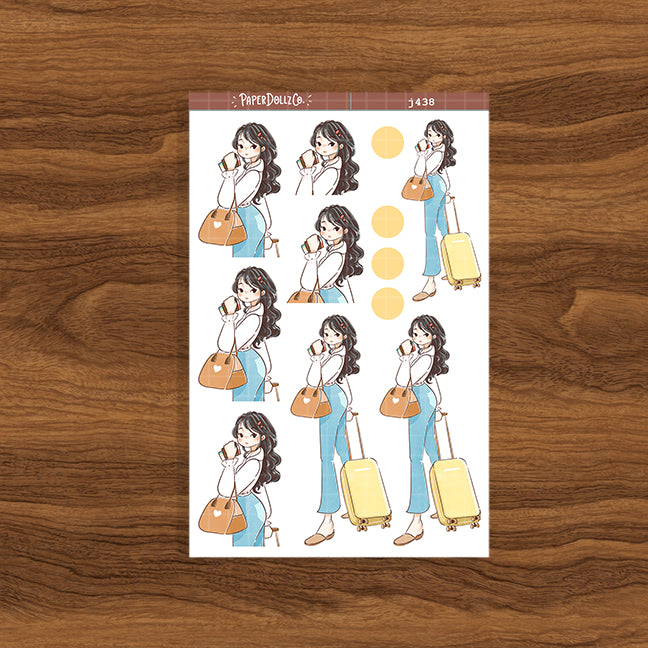 Business Wanderlust Just Dolls Stickers | J438