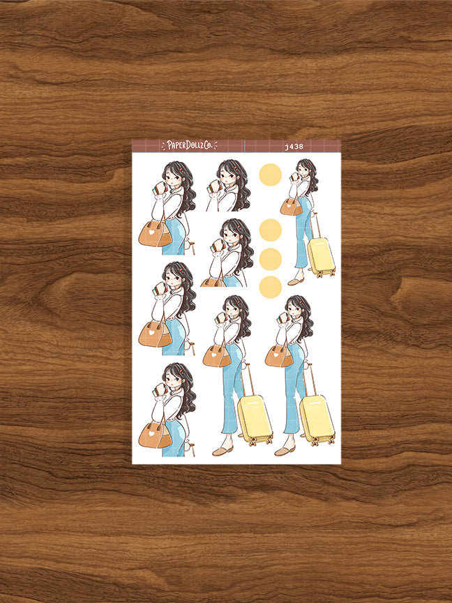 Business Wanderlust Just Dolls Stickers | J438
