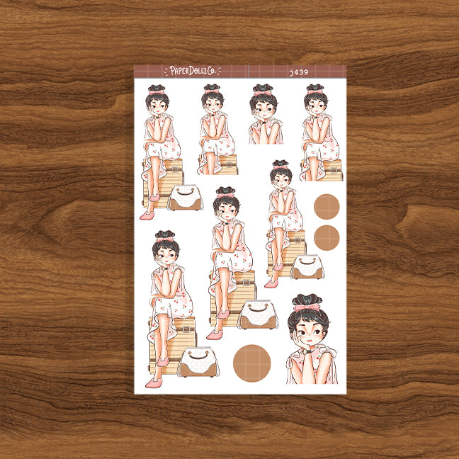 Fancy Wanderlust Just Dolls Stickers | J439