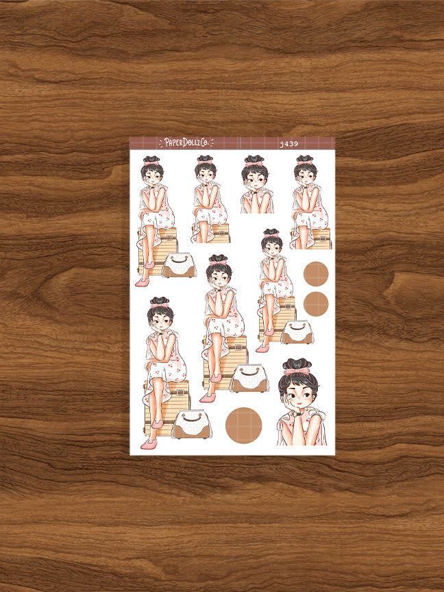 Fancy Wanderlust Just Dolls Stickers | J439