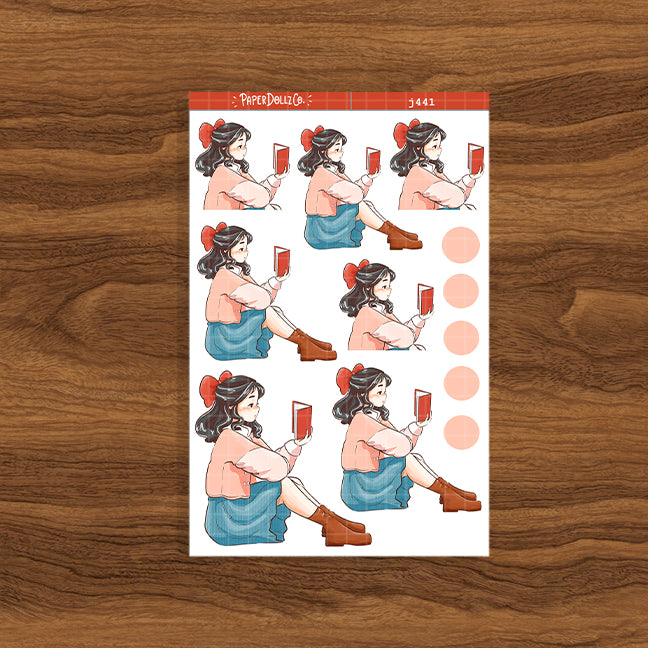 Winter | Winter Solstice Just Dolls Stickers | J441