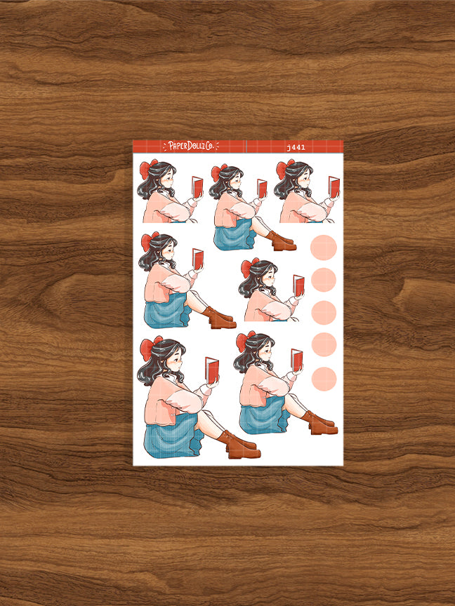 Winter | Winter Solstice Just Dolls Stickers | J441