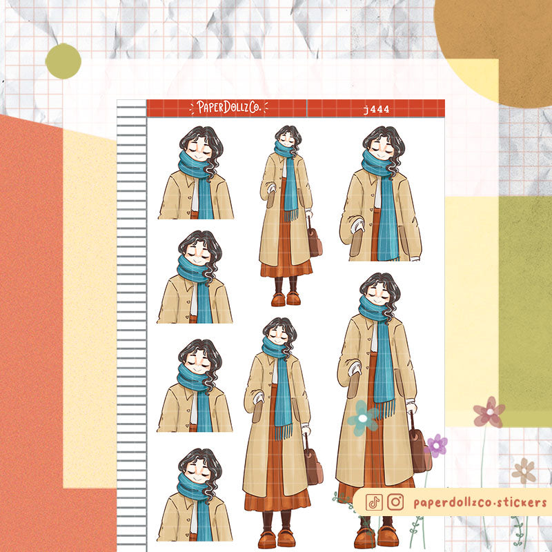 Work Winter Solstice Just Dolls Stickers | J444