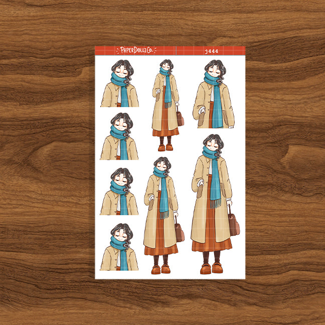 Work Winter Solstice Just Dolls Stickers | J444