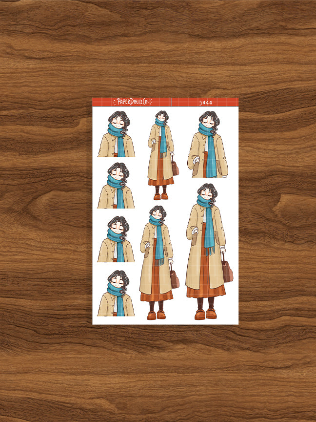 Work Winter Solstice Just Dolls Stickers | J444