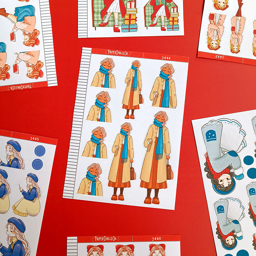 Work Winter Solstice Just Dolls Stickers | J444