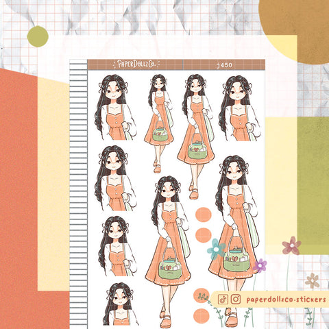 Meet Up | Planner Girl | Just Dolls Stickers | J450