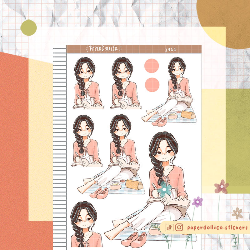 Picnic | Planner Girl | Just Dolls Stickers | J451