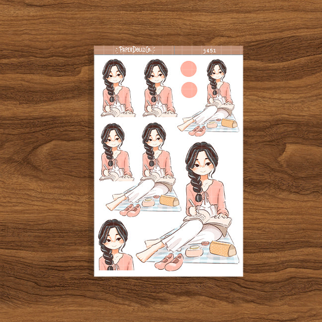 Picnic | Planner Girl | Just Dolls Stickers | J451