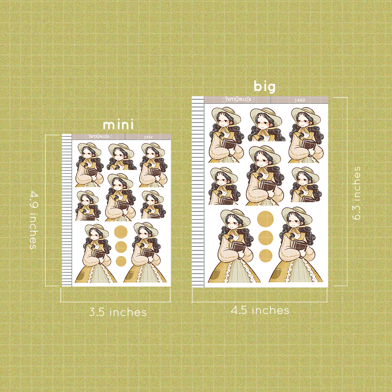 Ethel | Victorian Muses | Just Dolls Stickers | J462