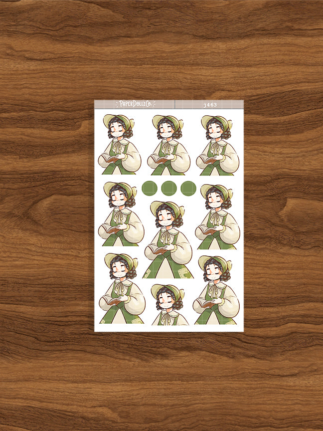 Beryl | Victorian Muses | Just Dolls Stickers | J463