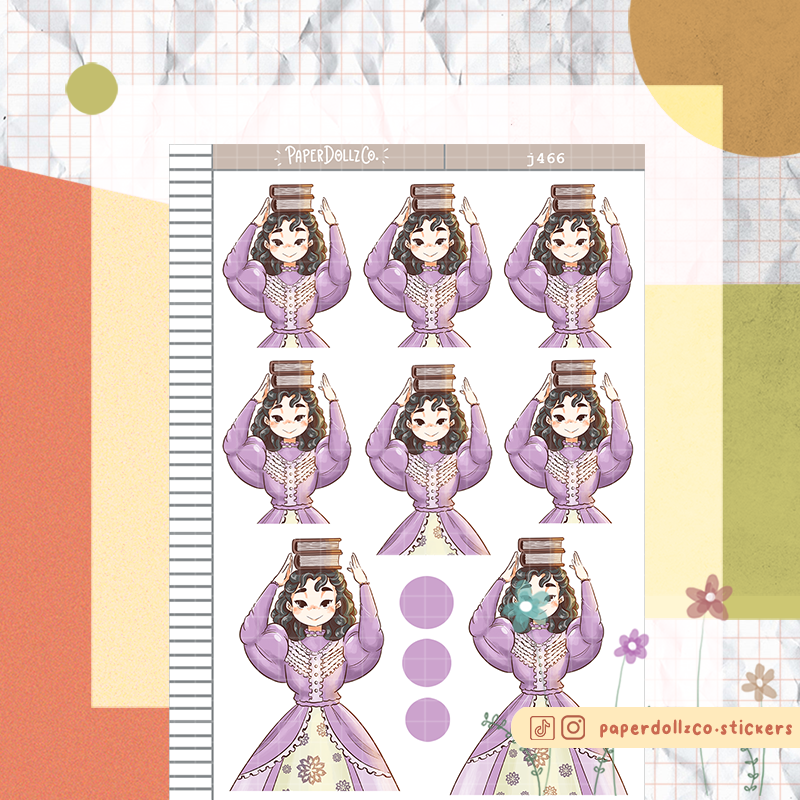 Florence | Victorian Muses | Just Dolls Stickers | J466