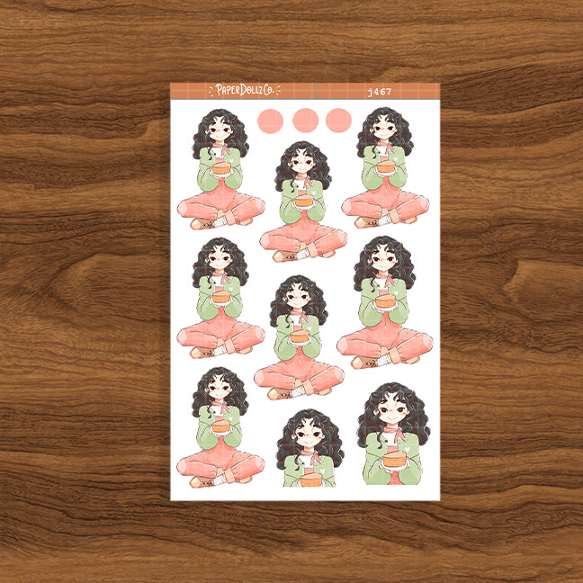 Dessert | Cozy Harvest | Just Dolls Stickers | J467