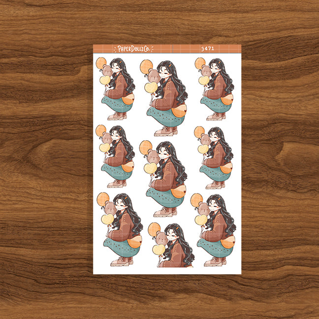 Fulfilled | Cozy Harvest | Just Dolls Stickers | J471